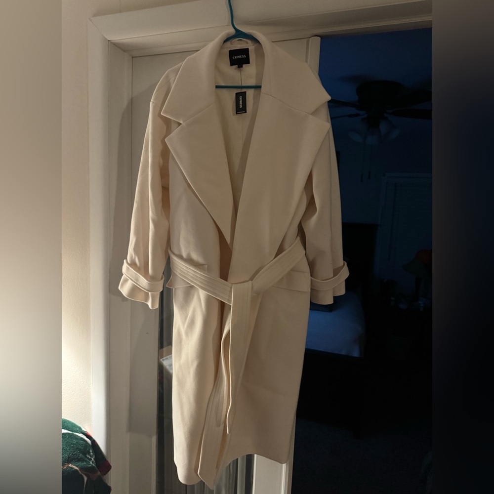 Express size XL Cream Coat